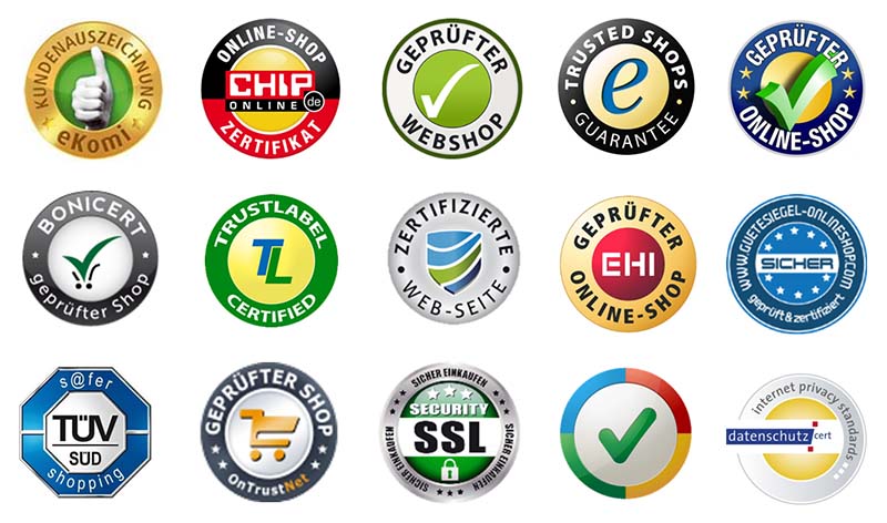 Hallmarks webshops Germany